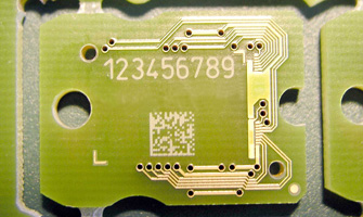 PCB喷码机在PCB电路板上喷码
